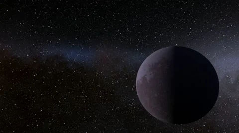 Flying over an unknown planet Stock Footage 57776703