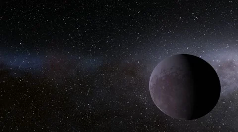 Flying over an unknown planet Stock Footage 57776709