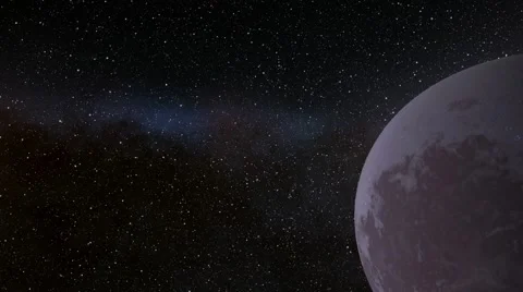 Flying over an unknown planet Stock Footage 57776717