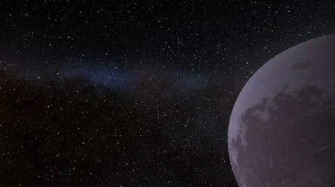 Flying over an unknown planet Stock Footage 57776724