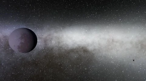 Flying over an unknown planet Stock Footage 57776772