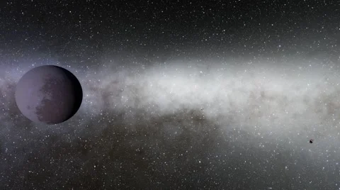 Flying over an unknown planet Stock Footage 57776787