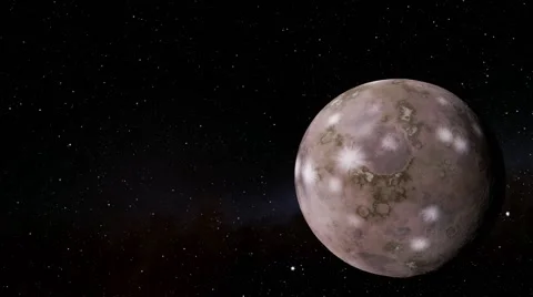 Flying over an unknown planet Stock Footage 57776808