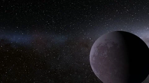 Flying over an unknown planet Stock Footage 57776844