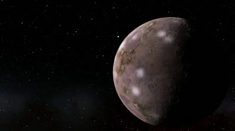 Flying over an unknown planet Stock Footage 57776848