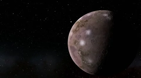 Flying over an unknown planet Stock Footage 57776869