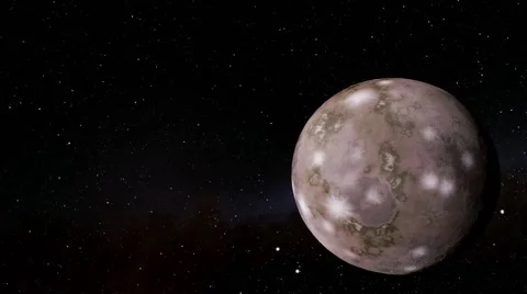 Flying over an unknown planet Stock Footage 57776955