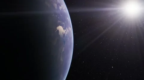 Flying over an unknown planet Stock Footage 57815843