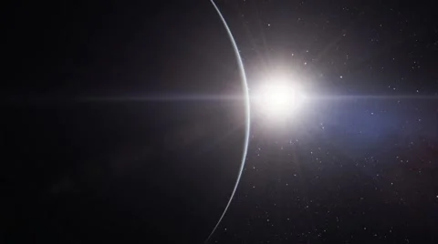 Flying over an unknown planet Stock Footage 57815890