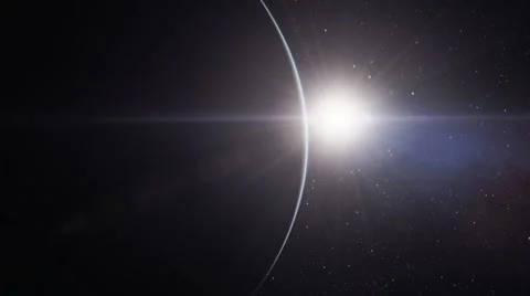 Flying over an unknown planet Stock Footage 57815918