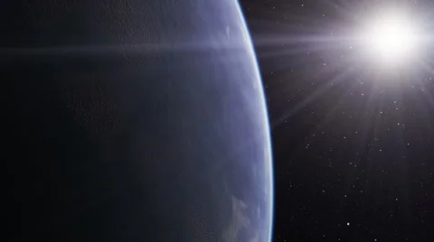 Flying over an unknown planet Stock Footage 57815920