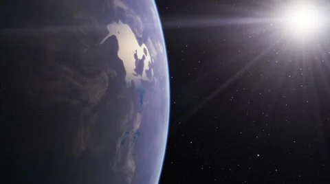 Flying over an unknown planet Stock Footage 57816048