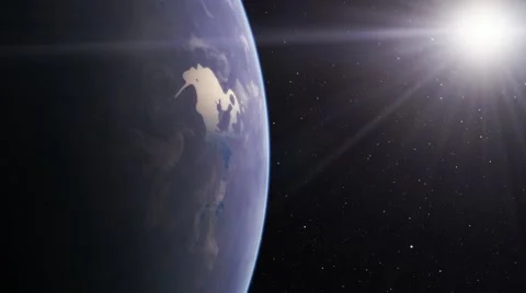 Flying over an unknown planet Stock Footage 57816059