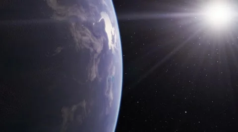 Flying over an unknown planet Stock-Footage 57816063