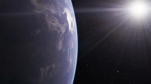 Flying over an unknown planet Stock Footage 57816071