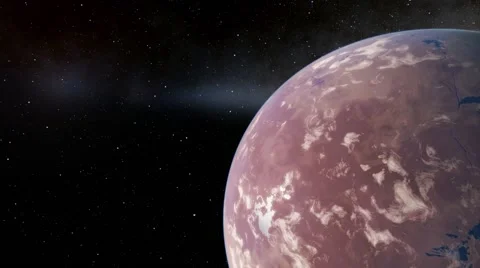 Flying over an unknown planet Stock Footage 57845210