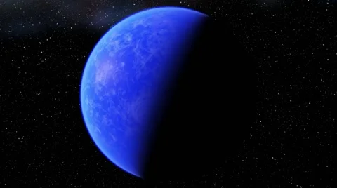 Flying over an unknown planet Stock Footage 58148987