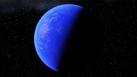 Flying over an unknown planet Stock Footage 58149039