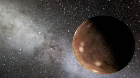 Flying over an unknown planet Stock Footage 58177487