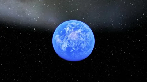 Flying over an unknown planet Stock Footage 58177555