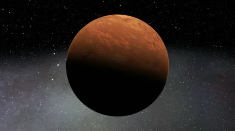 Flying over an unknown planet Stock Footage 58177569