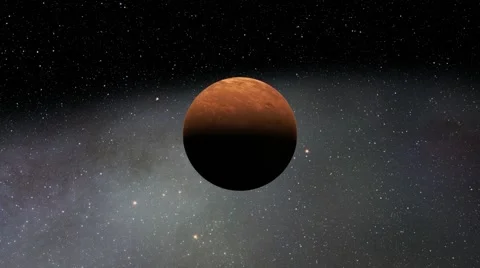 Flying over an unknown planet Stock Footage 58177652