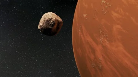 Flying over an unknown planet Stock Footage 58177653