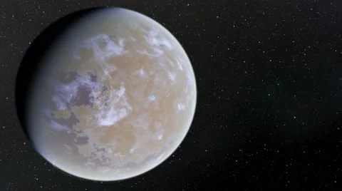 Flying over an unknown planet Stock Footage 58177701