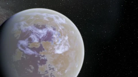 Flying over an unknown planet Video stock 58177712