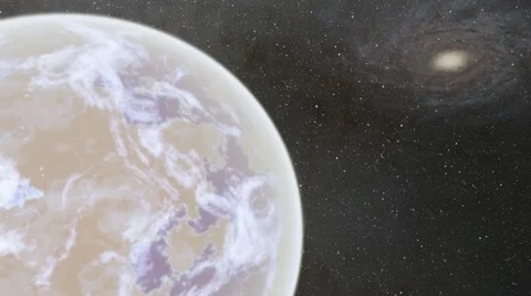 Flying over an unknown planet Stock-Footage 58177723