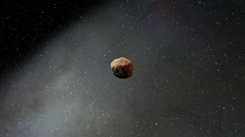 Flying over an unknown planet Stock Footage 58177733