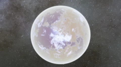 Flying over an unknown planet Stock Footage 58177746