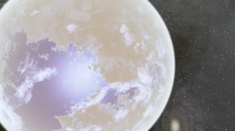 Flying over an unknown planet Stock Footage 58177760