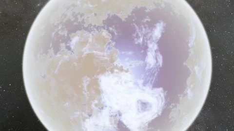 Flying over an unknown planet Stock Footage 58177765