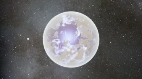 Flying over an unknown planet Stock Footage 58177777