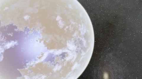 Flying over an unknown planet Stock Footage 58177779