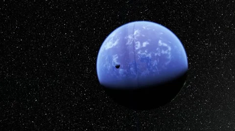 Flying over an unknown planet Stock Footage 58610817