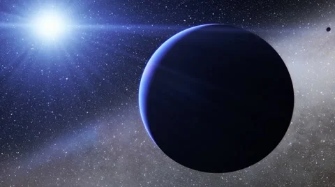 Flying over an unknown planet Stock Footage 58610839