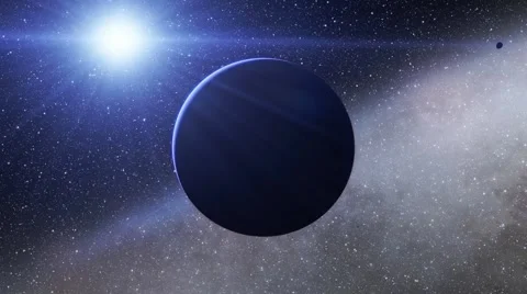 Flying over an unknown planet Stock Footage 58610855