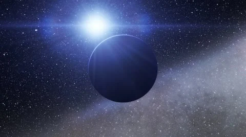 Flying over an unknown planet Stock Footage 58610871