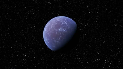 Flying over an unknown planet Stock Footage 58610899