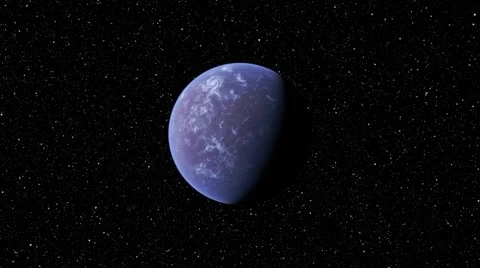 Flying over an unknown planet Stock Footage 58610913