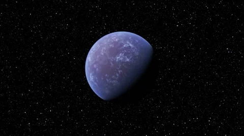 Flying over an unknown planet Stock Footage 58610918