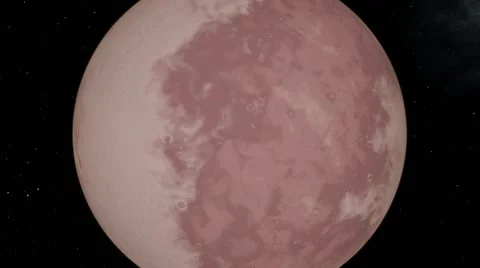 Flying over an unknown planet Stock Footage 58640354