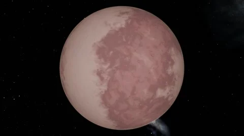 Flying over an unknown planet Stock Footage 58640366