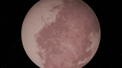 Flying over an unknown planet Stock Footage 58640400