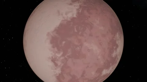 Flying over an unknown planet Stock Footage 58640407