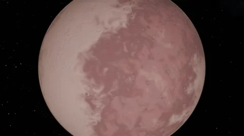 Flying over an unknown planet Stock Footage 58640410