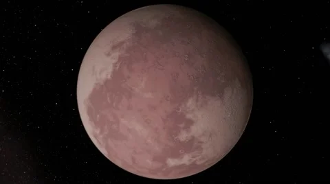 Flying over an unknown planet Stock Footage 58640467