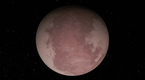 Flying over an unknown planet Stock Footage 58640549